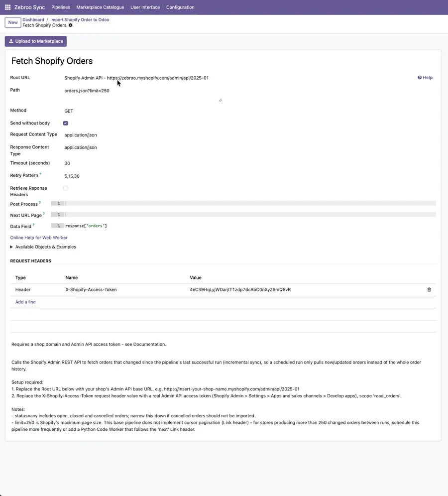 zSYNC worker configuration